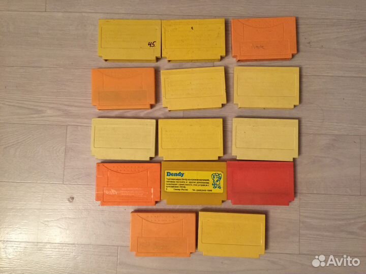 Картриджи для dendy из 90