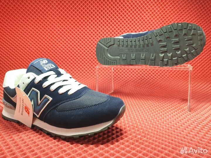 Кроссовки мужские New Balance 574 синие