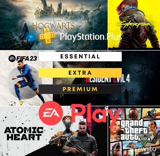 Подписка PS Plus EA Play Игры PS4 PS5