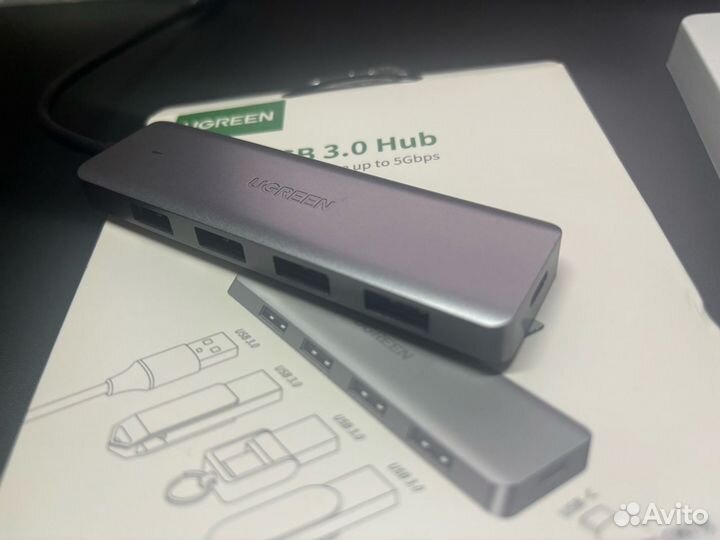 USB-разветвитель Ugreen CM219 (Type-C)