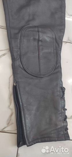 Брюки кожаные