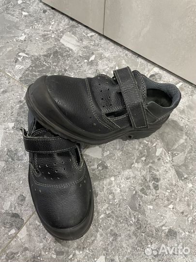 Туфли рабочие кожаные