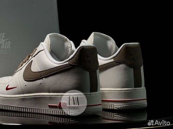 Кроссовки Nike Air Force 1 Low White Brown