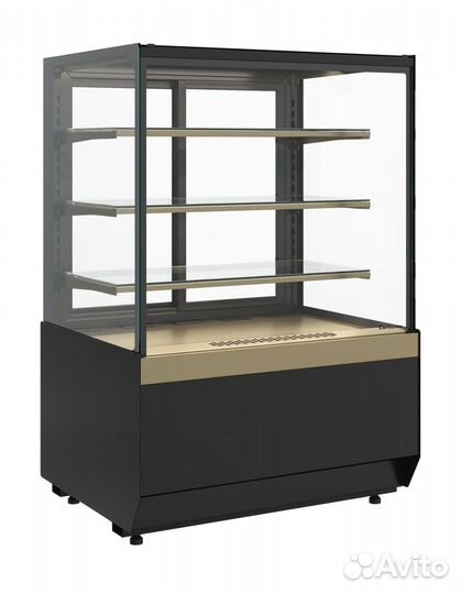 Кондитерская витрина Carboma KC70 VV 1,3 2.0 Бронз