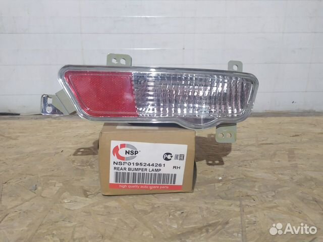 Катафот заднего бампера правый