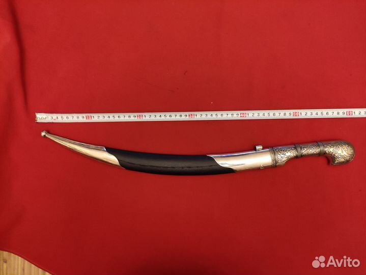 Нож, кинжал, бебут Казачий, мельхиор