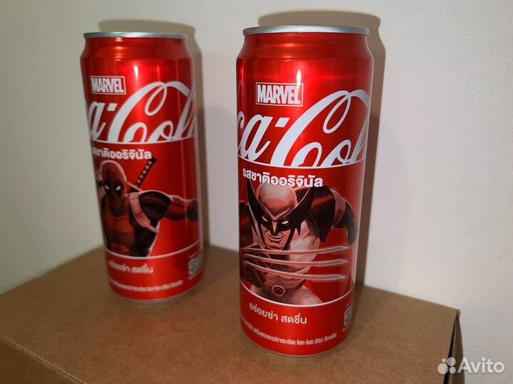 Coca cola marvel коллекционная