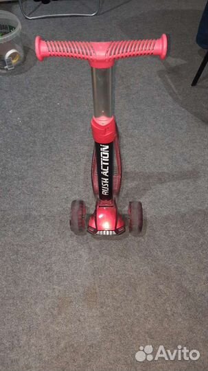 Самокат детский трехколесный бу