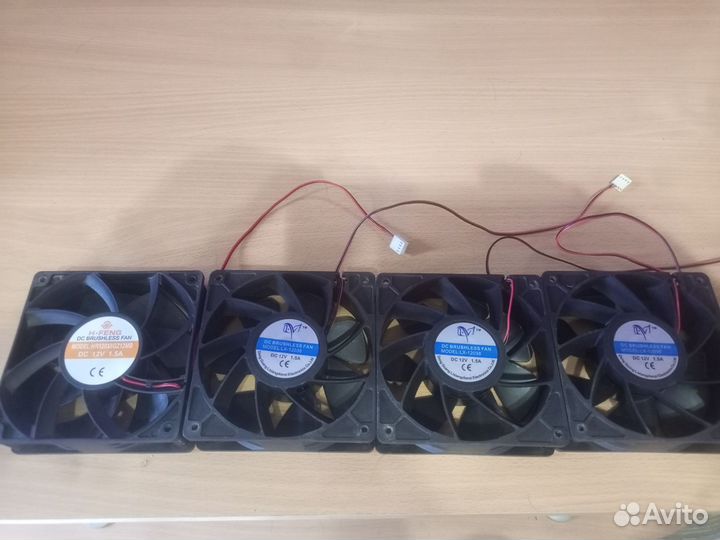 Кулера 120мм,толщина 40мм,1.5А,4шт