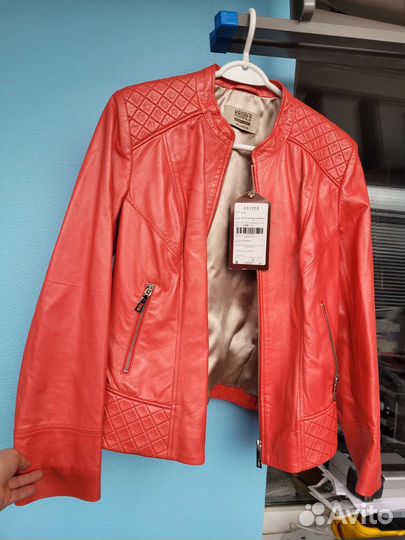 Куртка кожаная женская новая Каляев