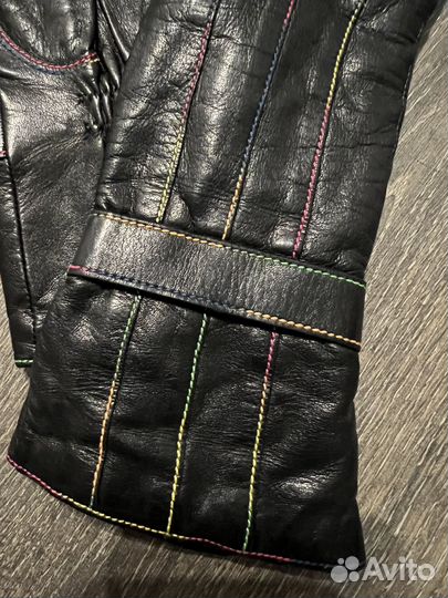 Перчатки женские кожаные 6.5 размер