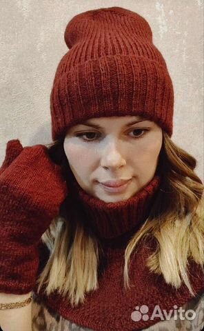 Шапка женская вязаная набор