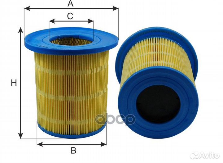 Замена на AG900 Фильтр воздушный AG900/3 AG900