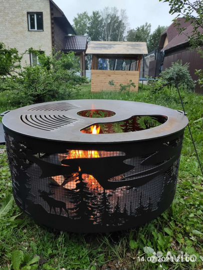 Костровая чаша. Чаша костровая. Очаг. Костровище