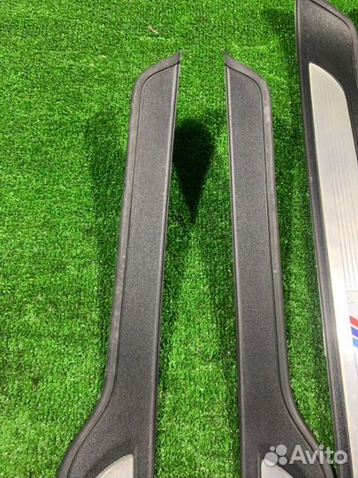 Накладки на внутренние порожки М Bmw 3 E90 N52B25