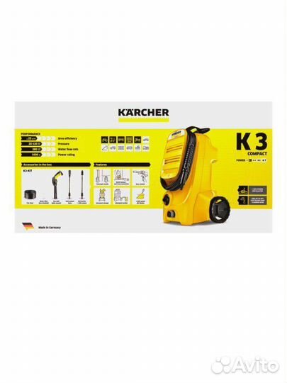 Мойка высокого давления karcher к 3 compact