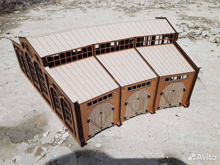 Веерное депо. Кит набор 1/87