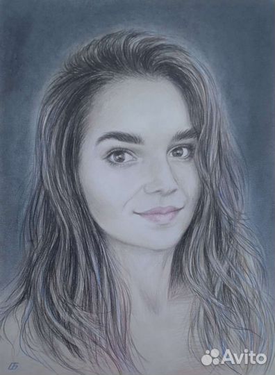 Портреты по фото карандашами или акварелью