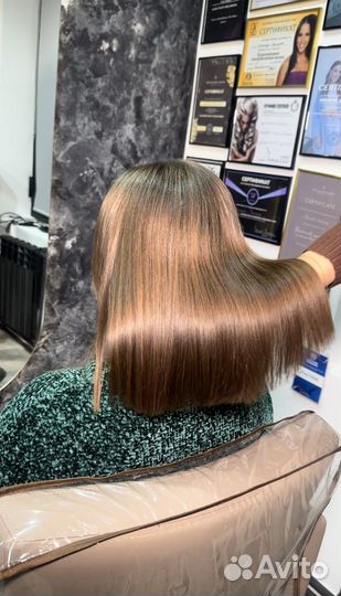 Кератиновое выпрямление, холодное восстановление