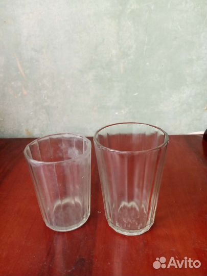 Стаканы граненые СССР, стопки граненые СССР