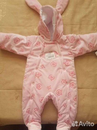 Комбинезон демисезонный для девочки 74-80