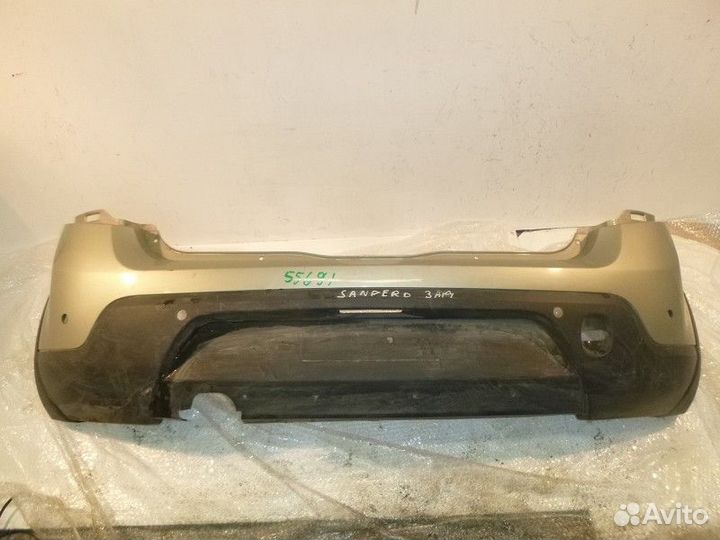 Бампер задний renault sandero 2009