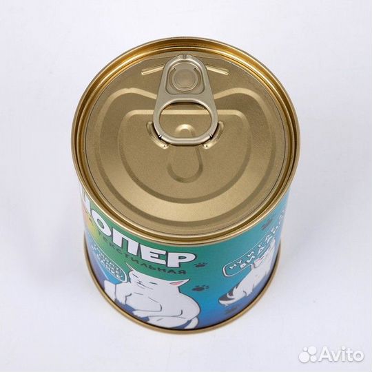 Сумка - шопер в банке, без подклада, без молнии, ч