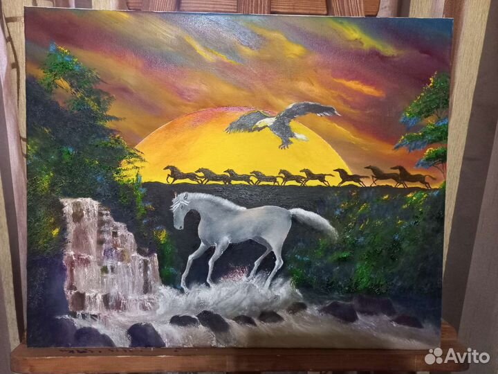 Картина маслом на холсте