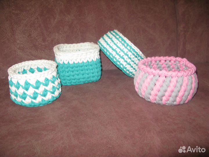 Трикотажные корзины