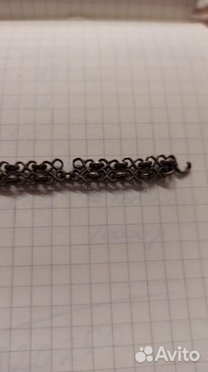 Серебряный браслет старинный, детский, подростковы