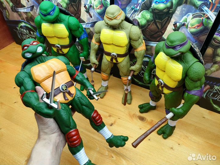 Черепашки - Ниндзя 4 фигурки 33см Ninja Turtle's