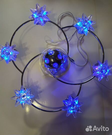 Люстра галогеновая-светодиодная с пультом