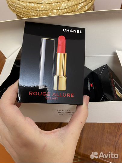 Миниатюры помад dior chanel make up for ever