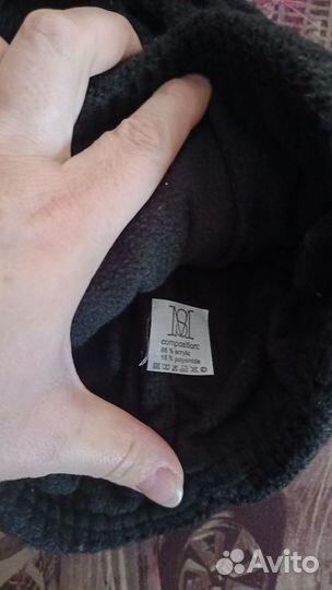 Шапка зимняя на флисе. 2 штуки