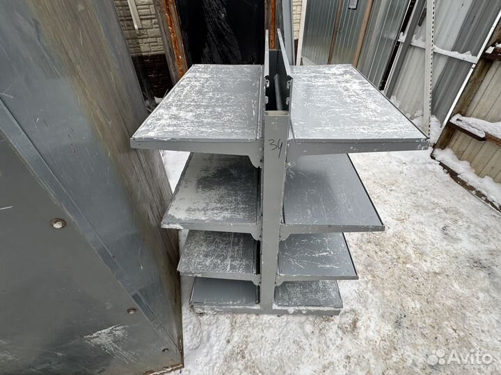 Стеллаж торговый островной тип 34