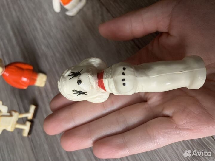 Фигурки СССР колкий пластик набор