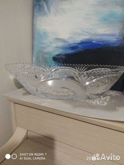 Хрустальная ваза