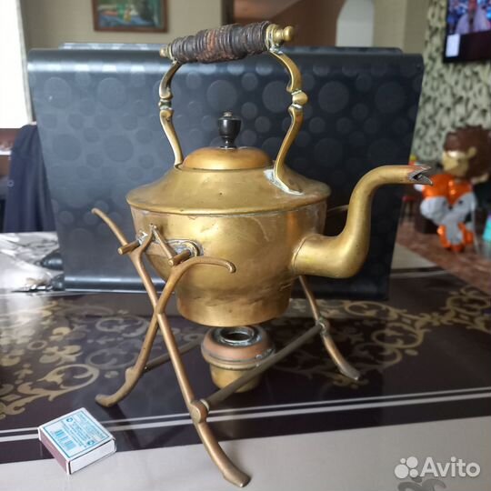 Бульотка чайник латунь