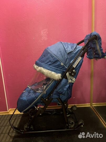 Санки коляска Ника 7-5s