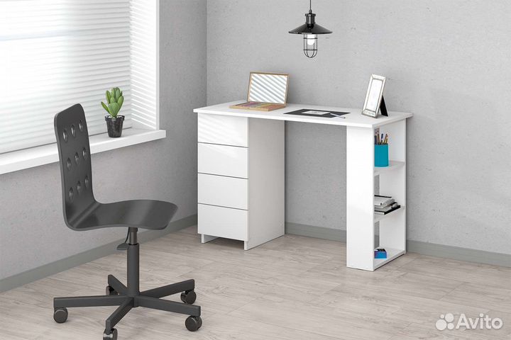 Белый Компьютерный Стол 3