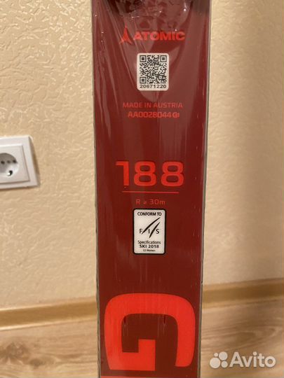 Горные лыжи atomic redster s9 188