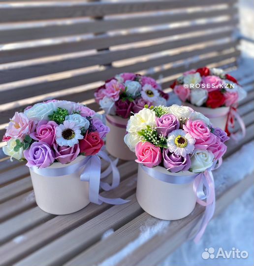 Цветы из мыла