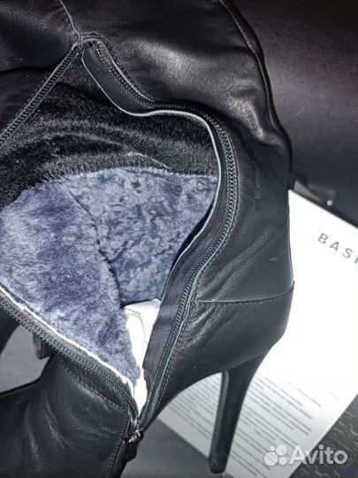 Сапоги женские Basic editions натуральная кожа