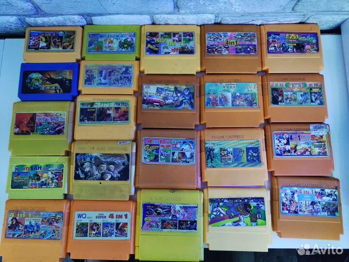 Картриджи Dendy (Денди) 8бит