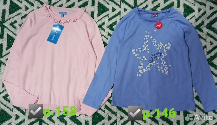 Fun day Джемпер новый для девочки 146 158