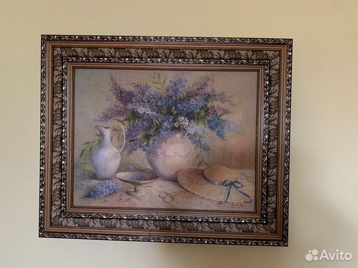 Картина гобелен, фотопечать в шикарных рамах