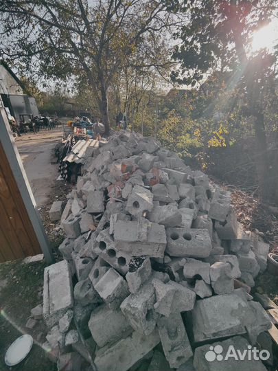 Шлакоблок бу бесплатно