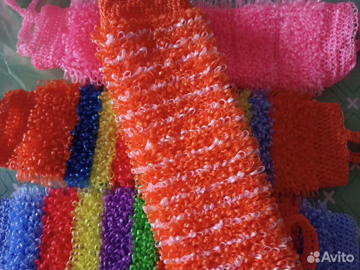 Мочалка ручной работы