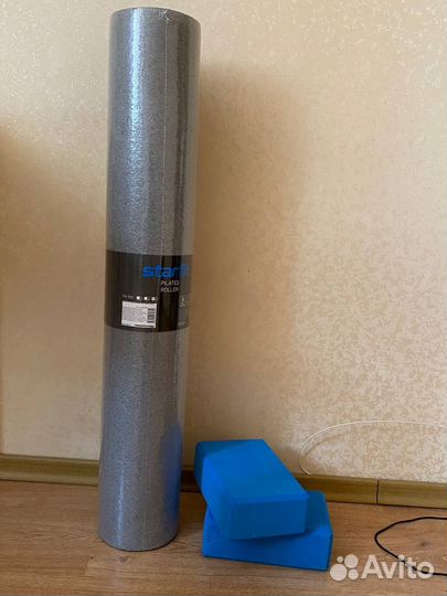 Гладкий ролл для массажа/ кубики для йоги