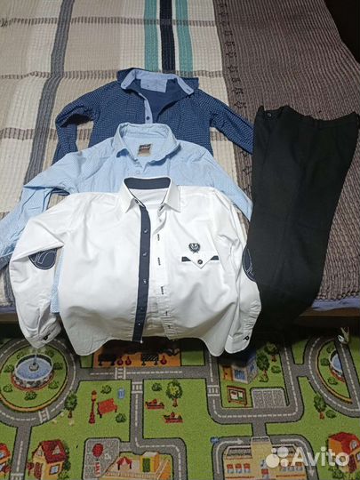 Рубашки школьные, брюки